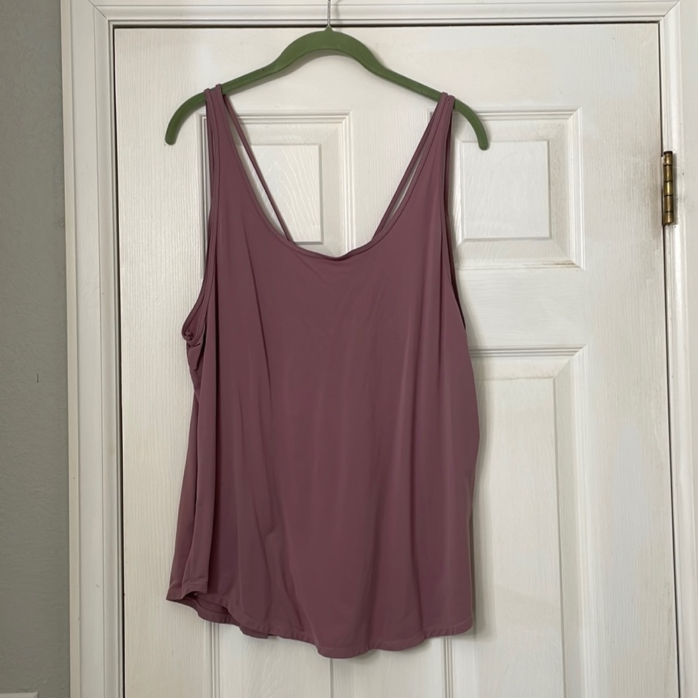 Glyder Mauve Pink Lightweight Tank Top